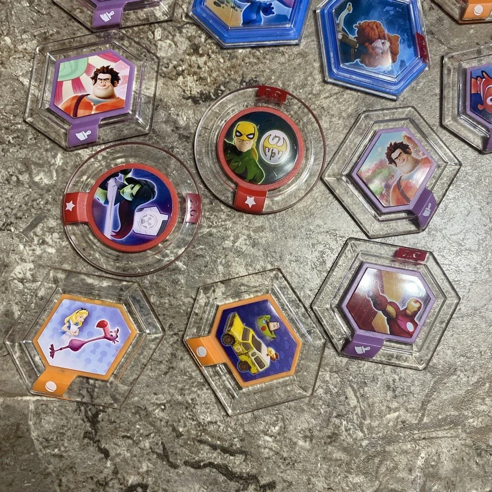 Power Disc Container Disney Infinity‎ 2.0 Discs Lot
